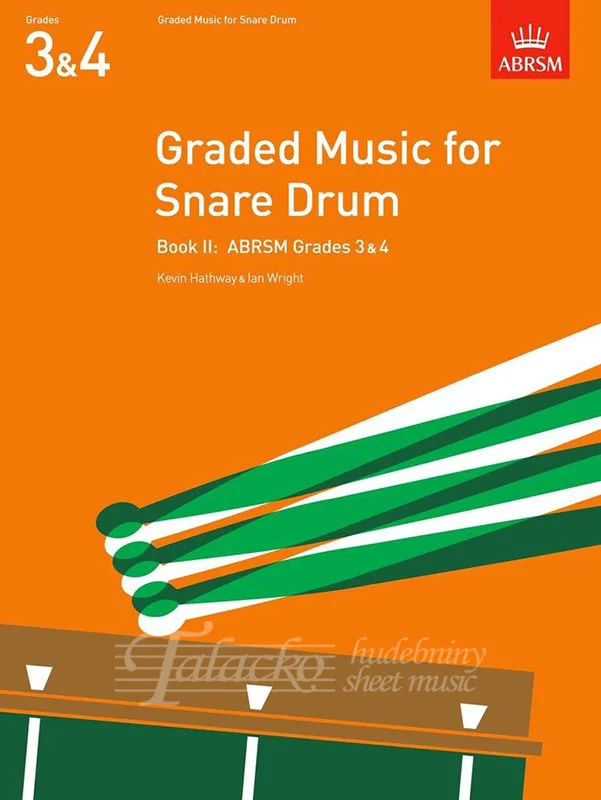 Značkový GRADED MUSIC FOR SNARE DRUM BOOK 2